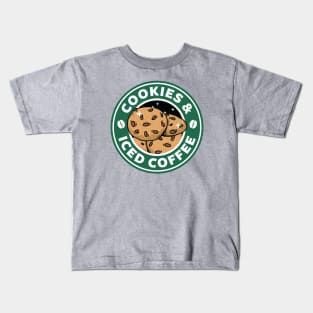 Cookies and Iced Coffee Kids T-Shirt